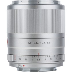 Viltrox AF 56mm f/1.4 STM Lens (Canon EF-M) Silver