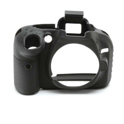 EasyCover Silikon Kılıf (Nikon D5200 Siyah)