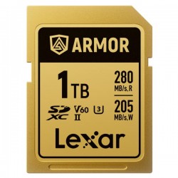 Lexar 1 TB ARMOR GOLD UHS-II 6K V60 SDXC Memory Card