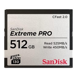 Sandisk 512GB Extreme PRO CFast 2.0 Memory Card 