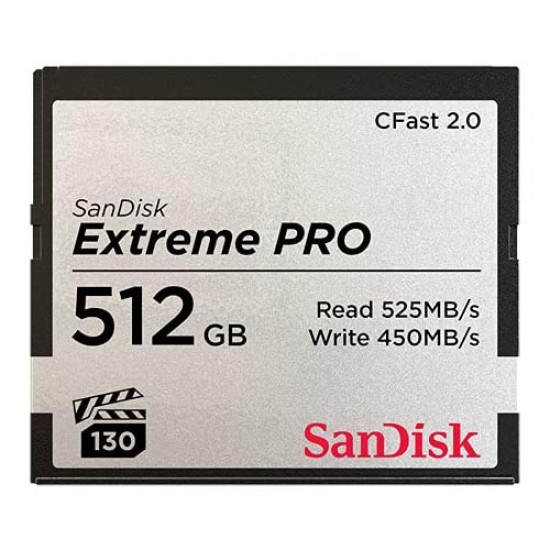 Sandisk 512GB Extreme PRO CFast 2.0 Memory Card 