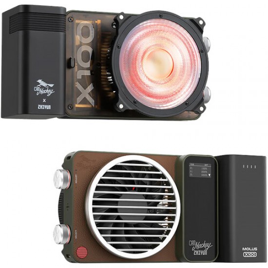 Zhiyun Molus X100 RGB Pro Kit 100W Taşınabilir Işık Zhiyun Molus X100 RGB Pro Kit 100W Taşınabilir Işık