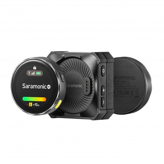 Saramonic BlinkMe B2 Dokunmatik Ekranlı ve Kayıtlı 2 Kişilik Klipsli Kablosuz Mikrofon Sistemi