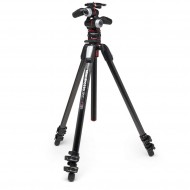 Manfrotto MK055CXPRO33WQR 055 Carbon 3-Section Tripod with 3-Way Head + MOVE