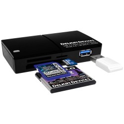 Delkin Devices USB 3.0 CFast & SD UHS-II Card Reader  Delkin Devices USB 3.0 CFast & SD UHS-II Card Reader