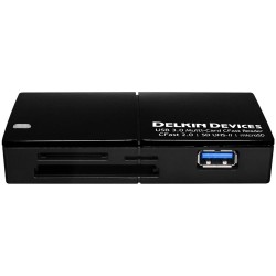 Delkin Devices USB 3.0 CFast & SD UHS-II Card Reader  Delkin Devices USB 3.0 CFast & SD UHS-II Card Reader