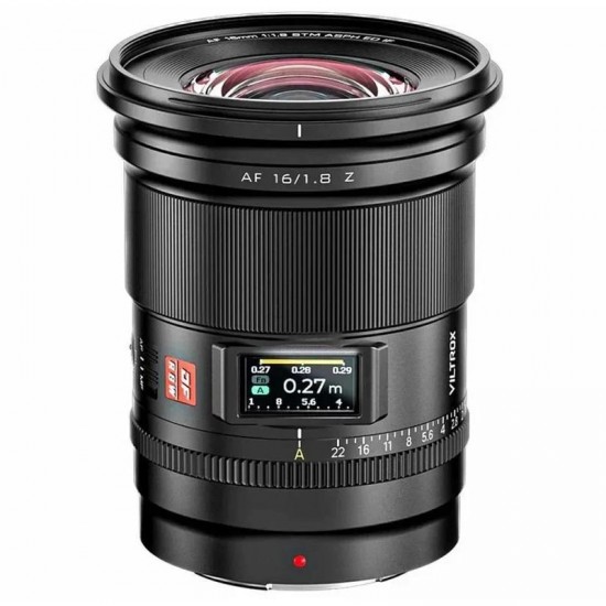 Viltrox AF 16mm f/1.8 Z Lens (Nikon Z) Viltrox AF 16mm f/1.8 Z Lens (Nikon Z)