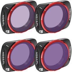 Freewell DJI Osmo Pocket 3 Bright Day Filter Kit (4-Pack)