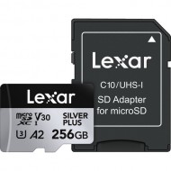 Lexar 256 GB Professional SILVER PLUS UHS-I microSDXC Memory Card