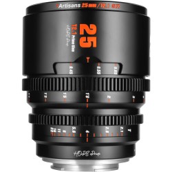 7Artisans 25mm T2.1 Canon (EOS-R Mount) S35 Cine Lens Siyah