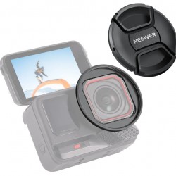 Neewer Insta360 Ace pro 1/2 Uyumlu 49mm Filtre Adaptör ve Lens Kapağı
