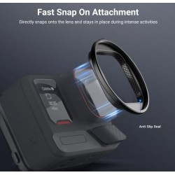 Neewer Insta360 Ace pro 1/2 Uyumlu 49mm Filtre Adaptör ve Lens Kapağı